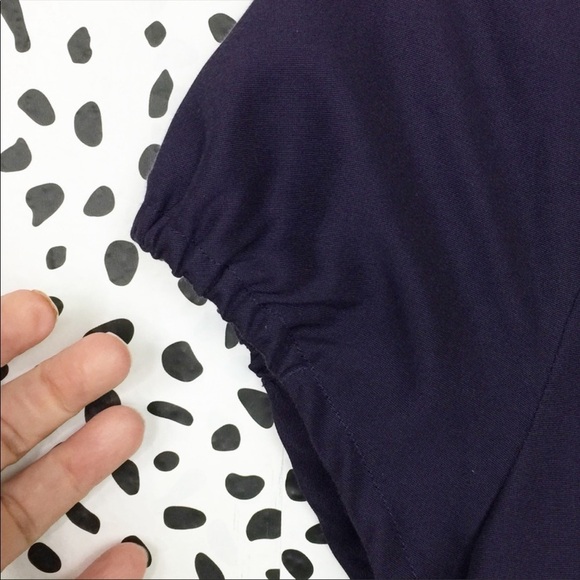 𝅺j Crew Purple Dolores Short Sleeve Waisted Dress Size 2 - Picture 5 of 9